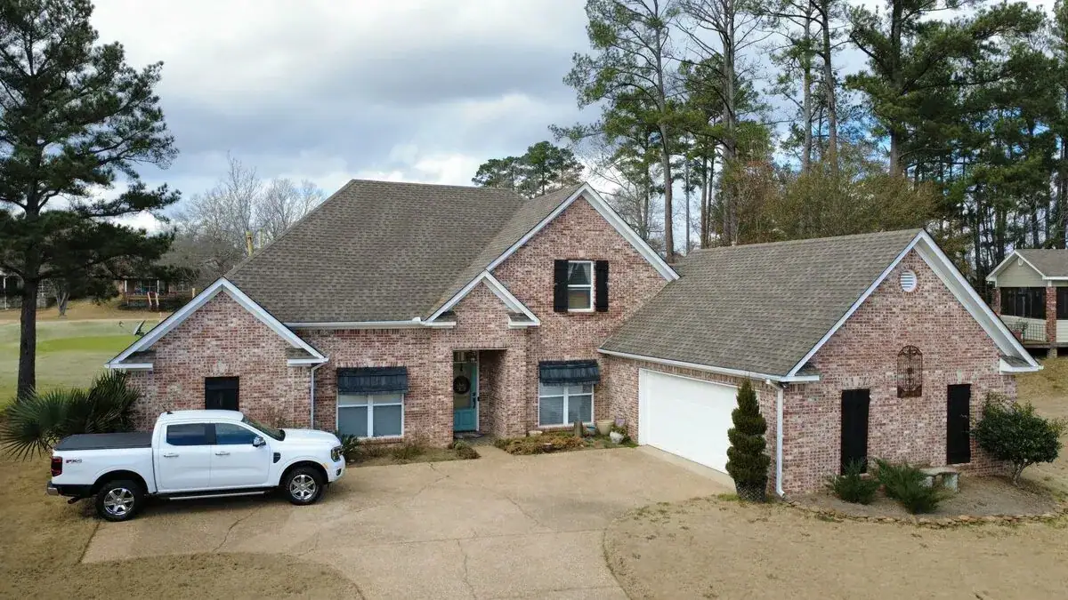 Dickerson Contracting crew finishing a residential roof